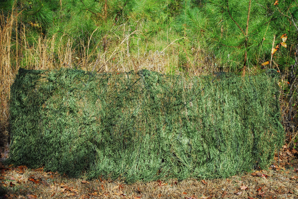 Leafy Green synthetic ghillie blind cover 30 by 9 feet