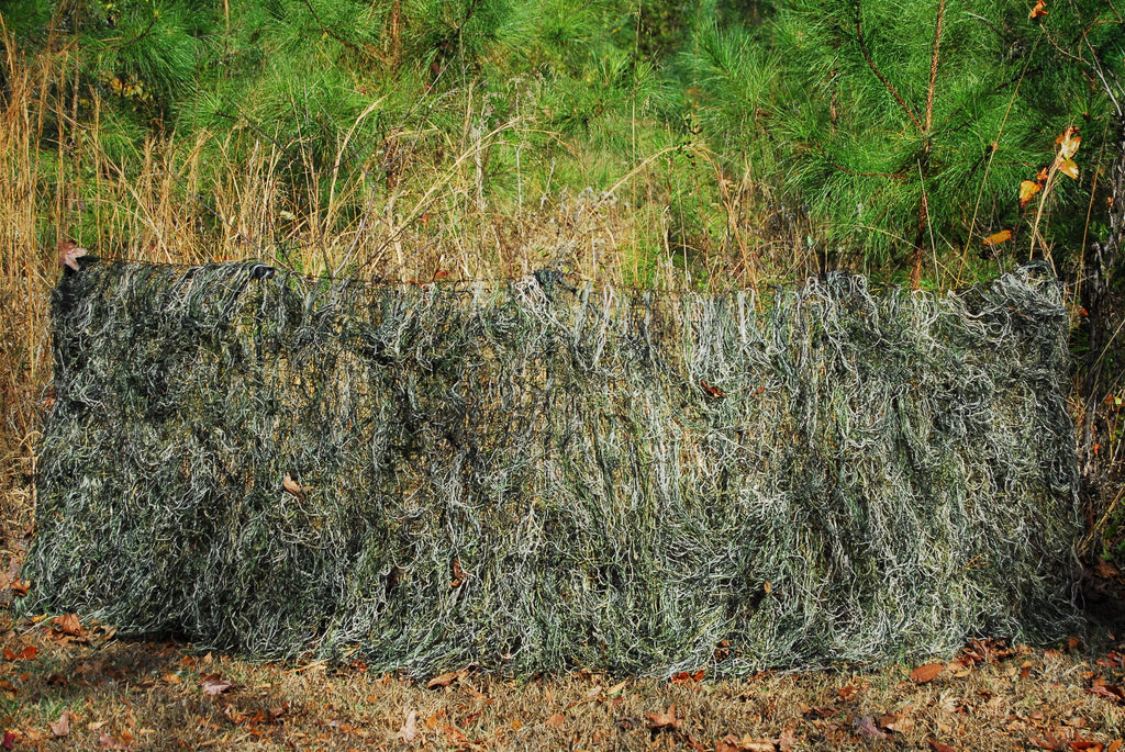 Woodland synthetic ghillie blind cover 30 by 9 feet