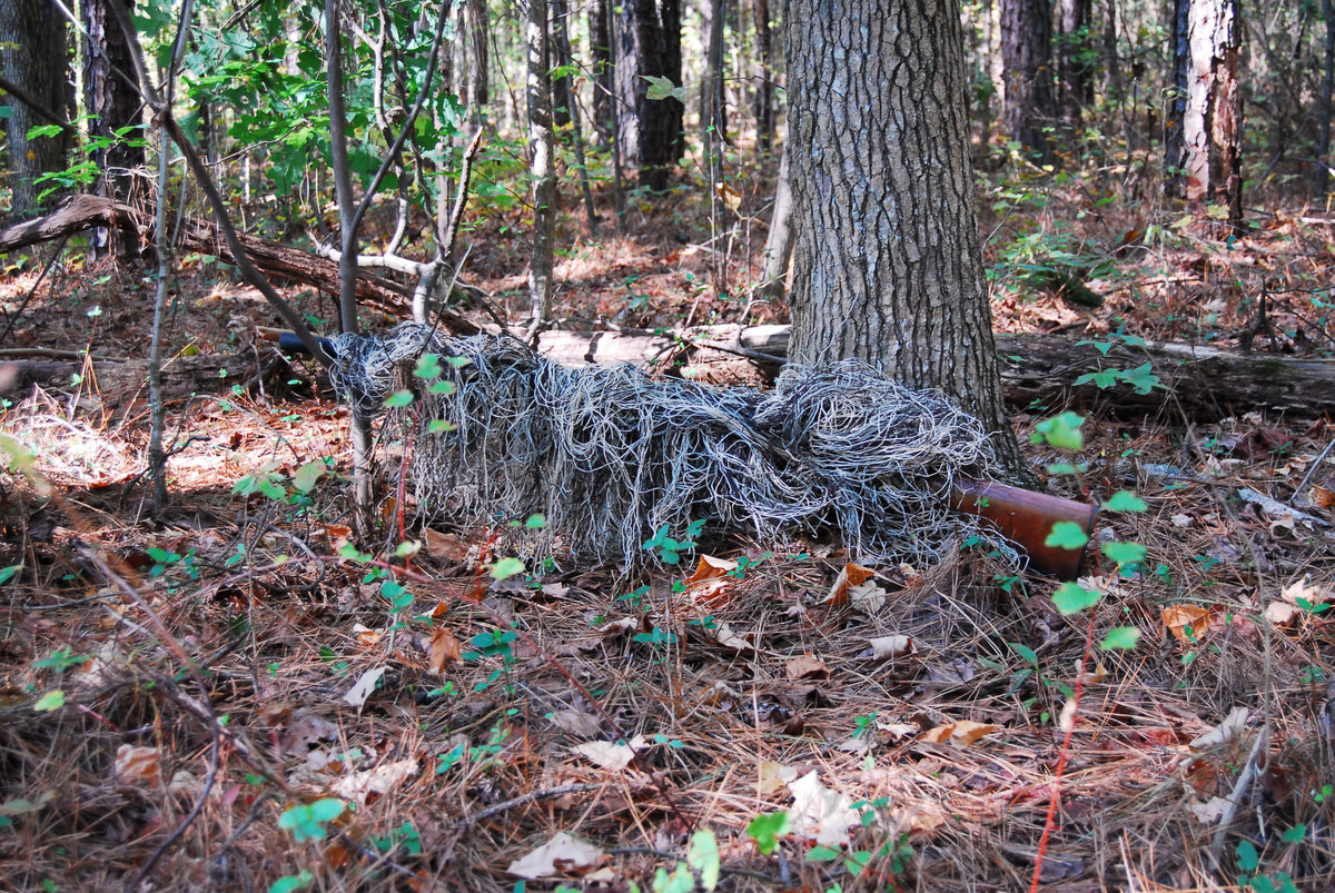Mossy synthetic ghillie rifle wrap
