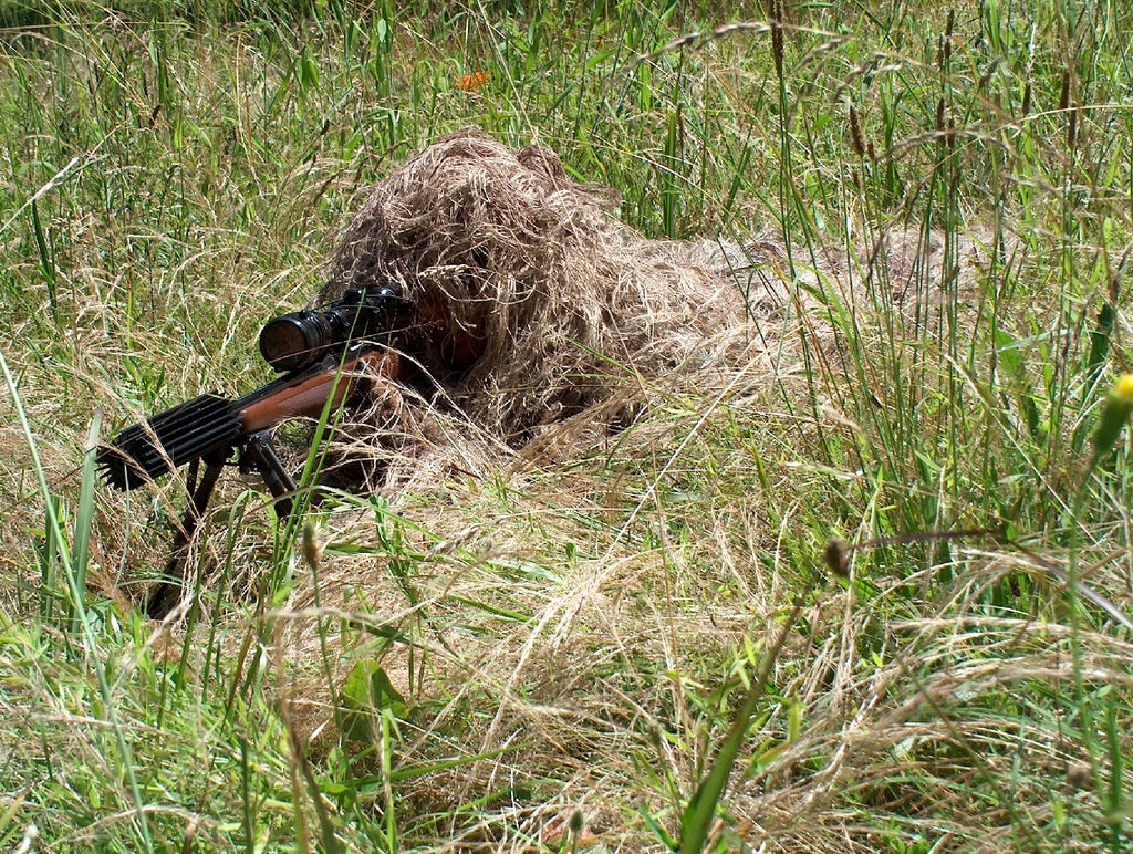 Jute Military Stalker Desert field view
