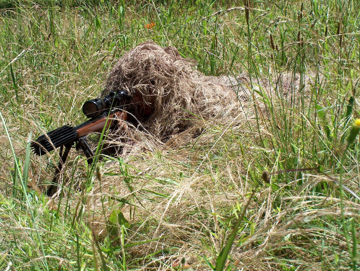 Jute Military Stalker Desert field view