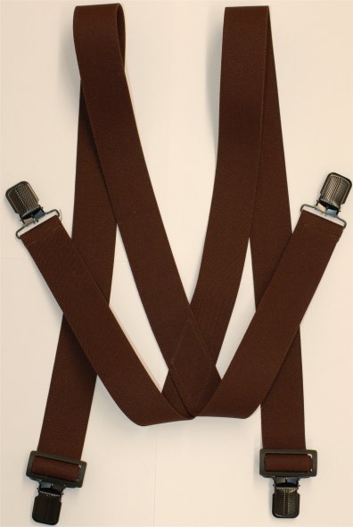 Sniper Suspenders, Clip-on, Brown color – GhillieSuits.com