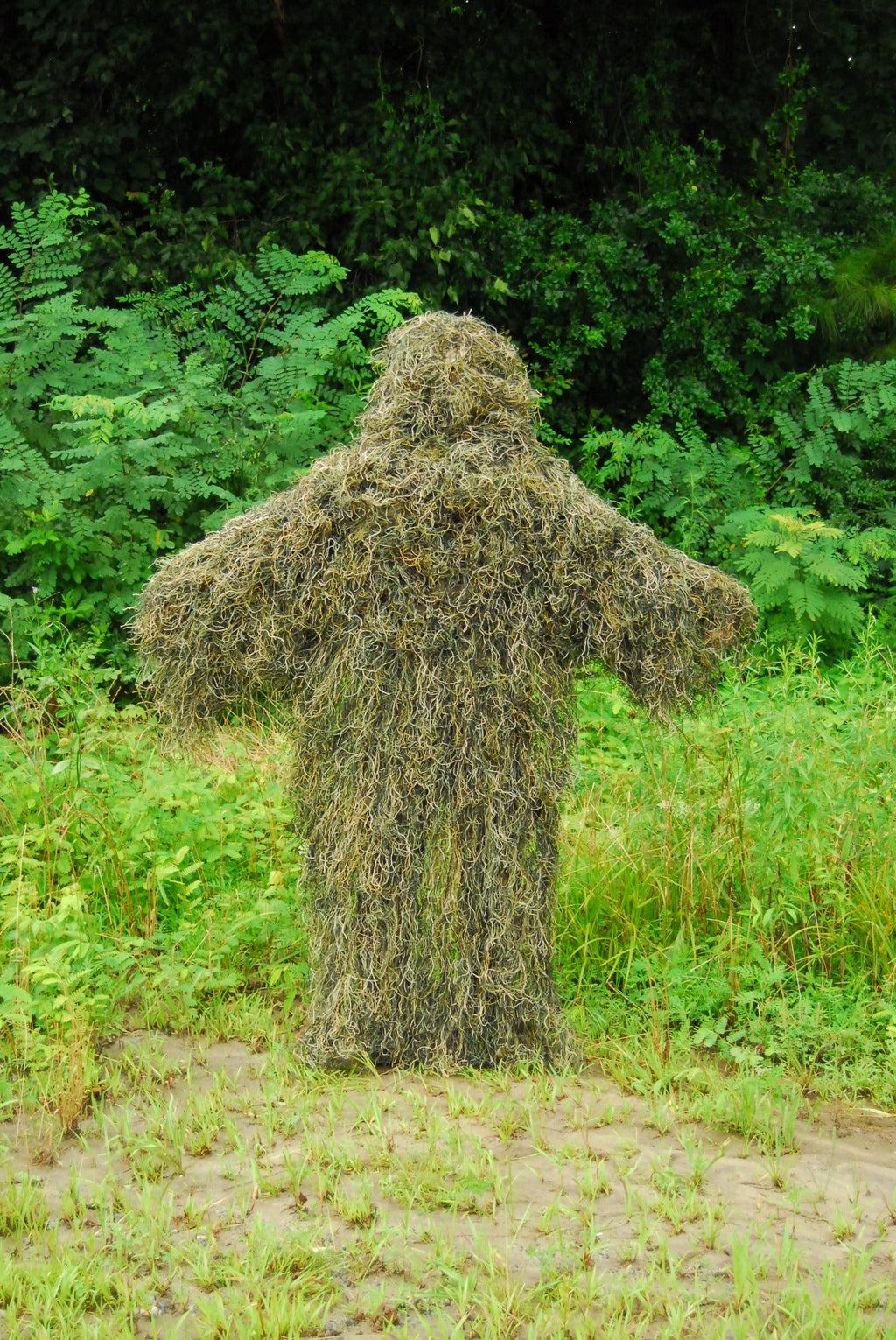 Woodland alternate synthetic Military Stalker ghillie poncho