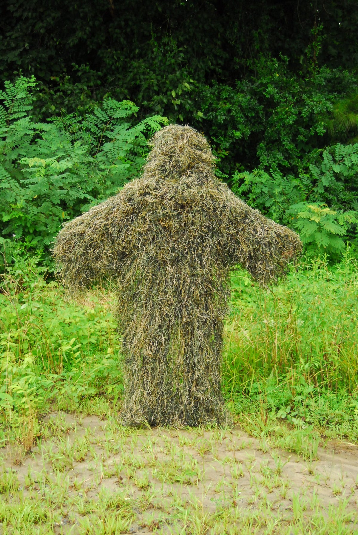 Woodland alternate synthetic Military Stalker ghillie poncho