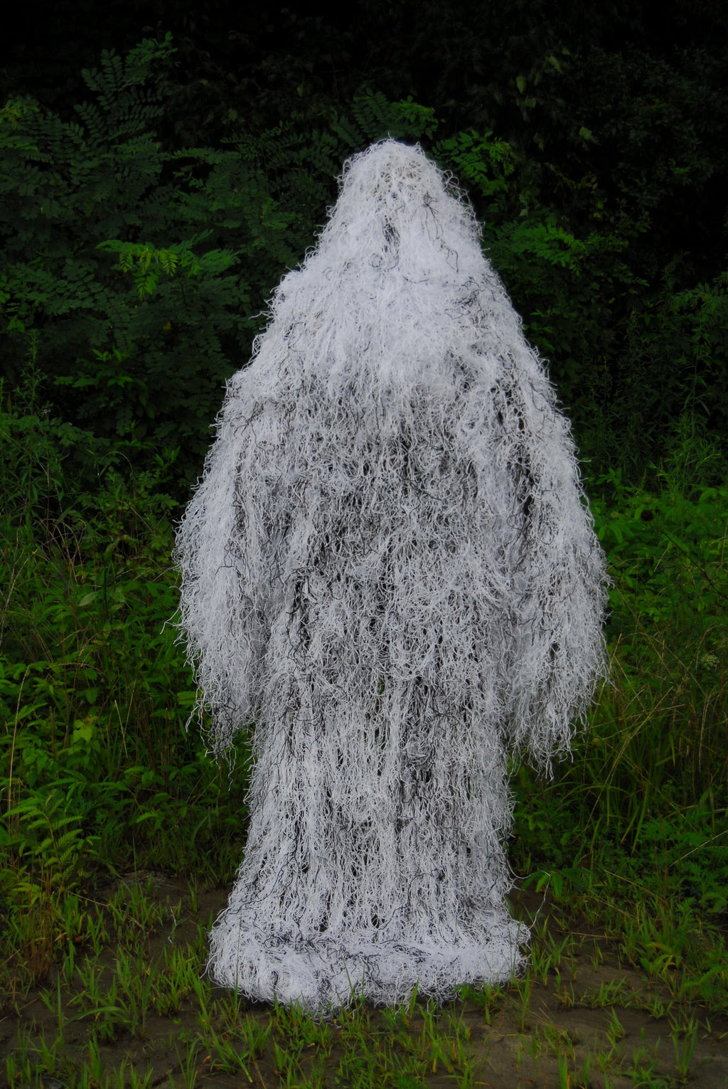 Winter White alternate synthetic Military Stalker ghillie poncho