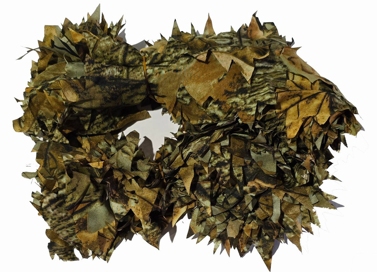 Titan 3D Fall leafy camouflage strips, 20 inches, 50 pack
