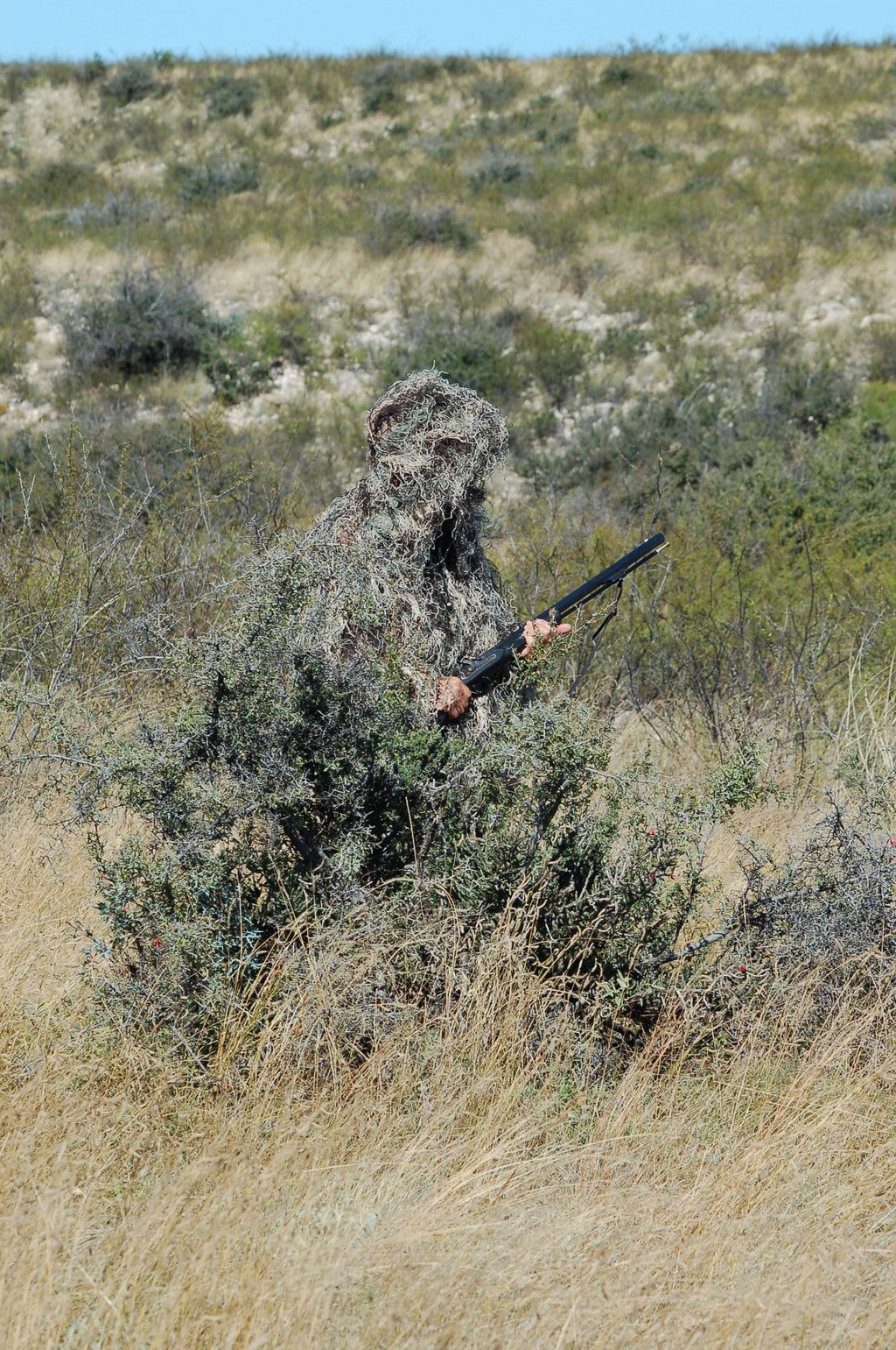 Woodsman ghillie suit detail